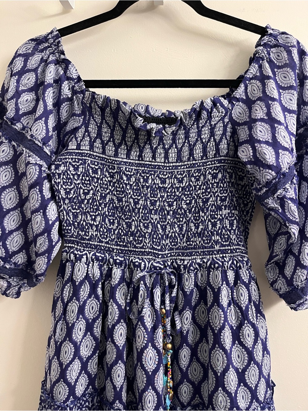 Bell by Alicia Bell Magnolia Puff Sleeve Mini Dress Size Small - Picture 4 of 12